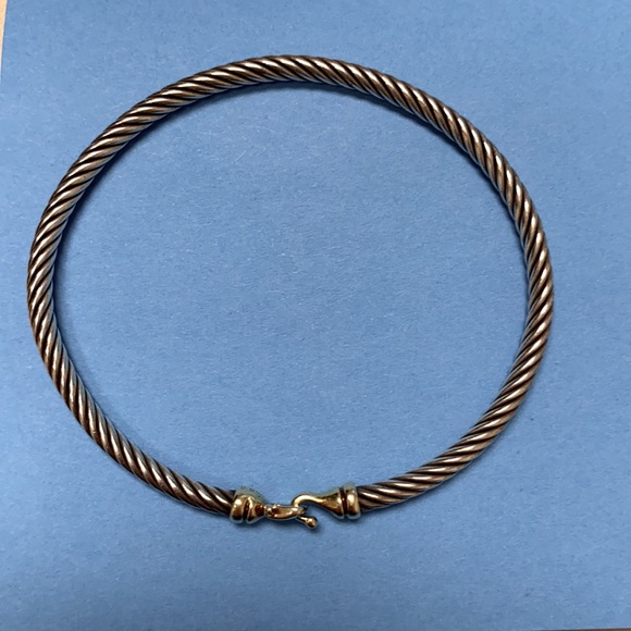 David Yurman Cable Collectibles Buckle Bangle Bracelet with...